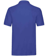 Fruit of the Loom Premium Cotton Piqué Polo Shirt | Royal Blue thumbnail 5