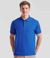 Fruit of the Loom Premium Cotton Piqué Polo Shirt | Royal Blue thumbnail 1