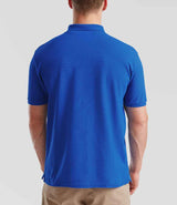 Fruit of the Loom Premium Cotton Piqué Polo Shirt | Royal Blue thumbnail 2