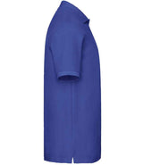 Fruit of the Loom Premium Cotton Piqué Polo Shirt | Royal Blue thumbnail 6