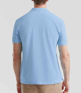 Fruit of the Loom Premium Cotton Piqué Polo Shirt | Sky Blue thumbnail 3