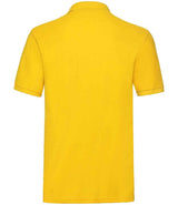 Fruit of the Loom Premium Cotton Piqué Polo Shirt | Sunflower thumbnail 5