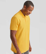Fruit of the Loom Premium Cotton Piqué Polo Shirt | Sunflower thumbnail 2