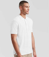 Fruit of the Loom Premium Cotton Piqué Polo Shirt | White thumbnail 2