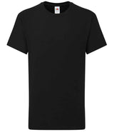 Fruit of the Loom Kids Iconic 195 T-Shirt | Black thumbnail 4