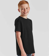 Fruit of the Loom Kids Iconic 195 T-Shirt | Black thumbnail 3