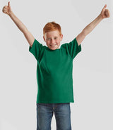 Fruit of the Loom Kids Iconic 195 T-Shirt | College Green thumbnail 1