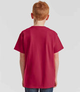 Fruit of the Loom Kids Iconic 195 T-Shirt | Cranberry thumbnail 2
