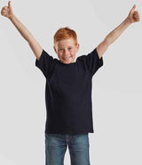 Fruit of the Loom Kids Iconic 195 T-Shirt | Deep Navy thumbnail 1