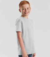 Fruit of the Loom Kids Iconic 195 T-Shirt | Heather Grey thumbnail 3