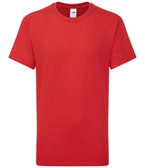 Fruit of the Loom Kids Iconic 195 T-Shirt | Red thumbnail 4
