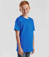 Fruit of the Loom Kids Iconic 195 T-Shirt | Royal Blue thumbnail 3