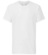 Fruit of the Loom Kids Iconic 195 T-Shirt | White thumbnail 4
