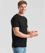 Fruit of the Loom Iconic 195 T-Shirt | Black thumbnail 3