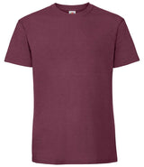 Fruit of the Loom Iconic 195 T-Shirt | Burgundy thumbnail 3
