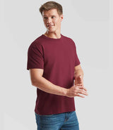 Fruit of the Loom Iconic 195 T-Shirt | Burgundy thumbnail 2