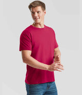 Fruit of the Loom Iconic 195 T-Shirt | Cranberry thumbnail 3