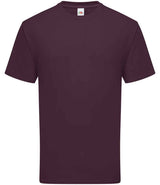 Fruit of the Loom Iconic 195 T-Shirt | Dark Plum thumbnail 4