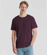 Fruit of the Loom Iconic 195 T-Shirt | Dark Plum thumbnail 1