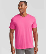 Fruit of the Loom Iconic 195 T-Shirt | Fuchsia thumbnail 1