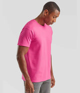 Fruit of the Loom Iconic 195 T-Shirt | Fuchsia thumbnail 3