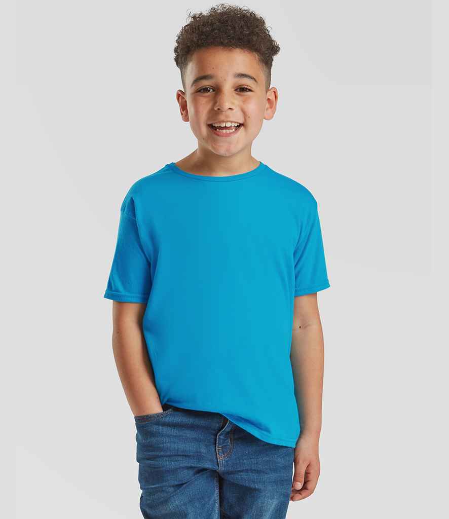 Fruit of the Loom Kids Iconic 150 T-Shirt | Azure