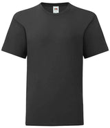 Fruit of the Loom Kids Iconic 150 T-Shirt | Black thumbnail 4