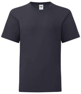 Fruit of the Loom Kids Iconic 150 T-Shirt | Deep Navy thumbnail 4