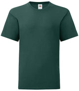 Fruit of the Loom Kids Iconic 150 T-Shirt | Forest Green thumbnail 4