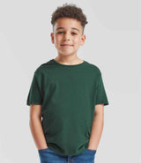 Fruit of the Loom Kids Iconic 150 T-Shirt | Forest Green thumbnail 1