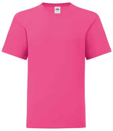 Fruit of the Loom Kids Iconic 150 T-Shirt | Fuchsia thumbnail 4