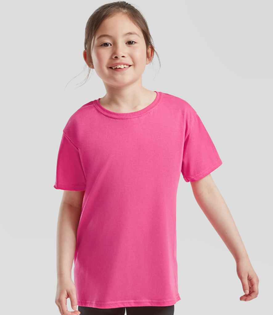 Fruit of the Loom Kids Iconic 150 T-Shirt | Fuchsia