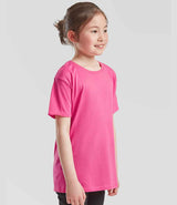 Fruit of the Loom Kids Iconic 150 T-Shirt | Fuchsia thumbnail 3