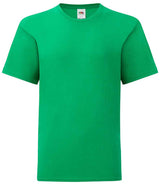 Fruit of the Loom Kids Iconic 150 T-Shirt | Kelly Green thumbnail 4