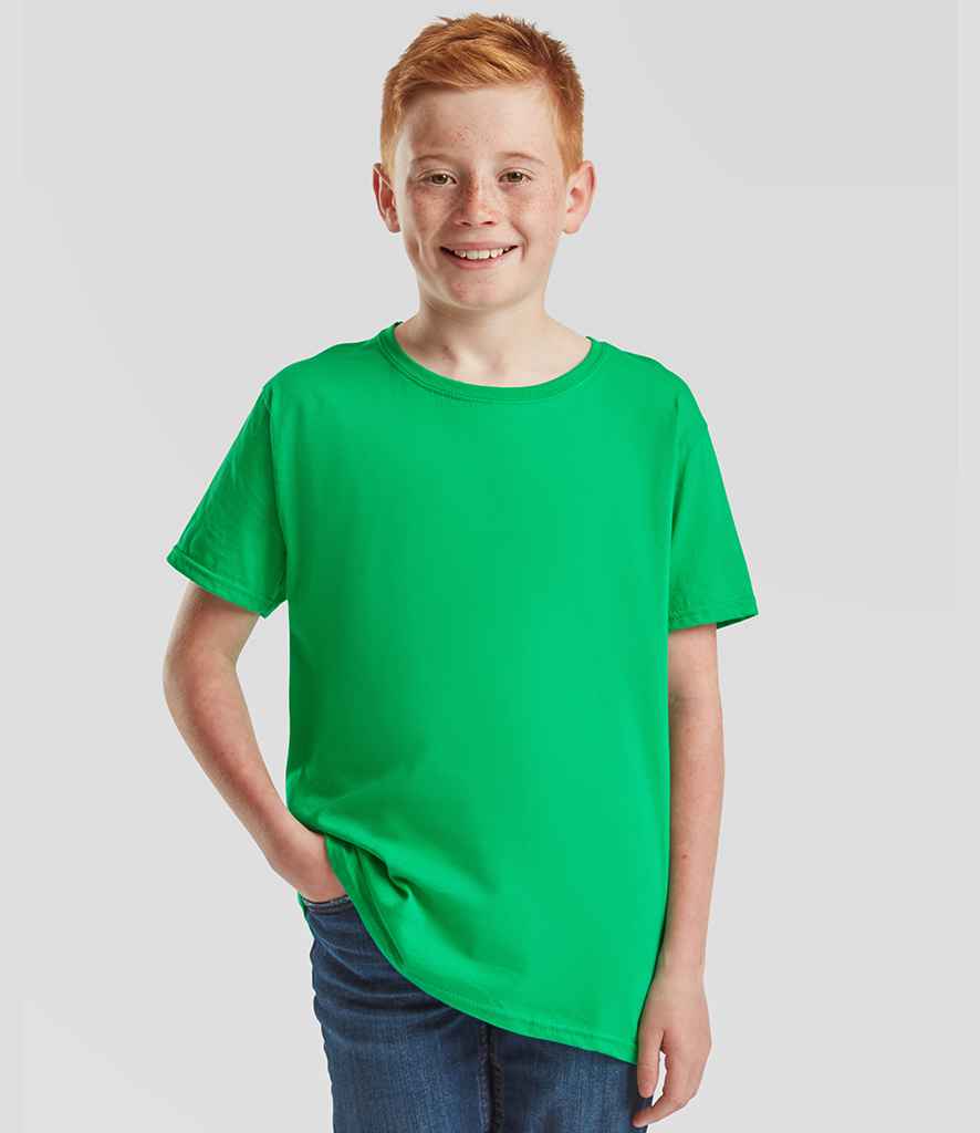 Fruit of the Loom Kids Iconic 150 T-Shirt | Kelly Green