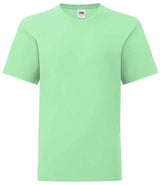 Fruit of the Loom Kids Iconic 150 T-Shirt | Neo Mint thumbnail 4