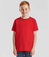 Fruit of the Loom Kids Iconic 150 T-Shirt | Red thumbnail 1
