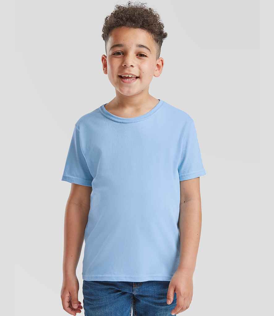 Fruit of the Loom Kids Iconic 150 T-Shirt | Sky Blue