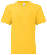 Fruit of the Loom Kids Iconic 150 T-Shirt | Sunflower thumbnail 4