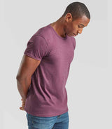 Fruit of the Loom Iconic 150 T-Shirt | Heather Burgundy thumbnail 3