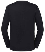 Fruit of the Loom Iconic 195 Long Sleeve T-Shirt | Black thumbnail 5