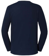 Fruit of the Loom Iconic 195 Long Sleeve T-Shirt | Deep Navy thumbnail 5