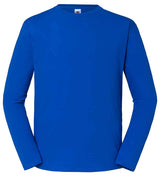 Fruit of the Loom Iconic 195 Long Sleeve T-Shirt | Royal Blue thumbnail 4