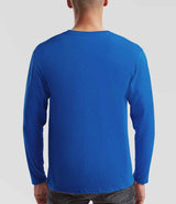 Fruit of the Loom Iconic 195 Long Sleeve T-Shirt | Royal Blue thumbnail 2