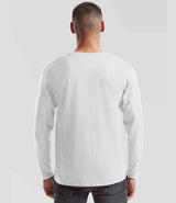 Fruit of the Loom Iconic 195 Long Sleeve T-Shirt | White thumbnail 2