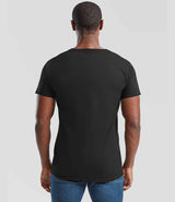 Fruit of the Loom Original V Neck T-Shirt | Black thumbnail 2