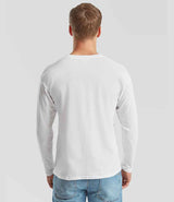 Fruit of the Loom Original Long Sleeve T-Shirt | White thumbnail 2