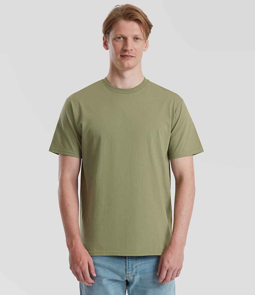 Fruit of the Loom Pure Cotton T-Shirt | Classic Olive