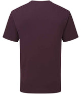 Fruit of the Loom Pure Cotton T-Shirt | Dark Plum thumbnail 5