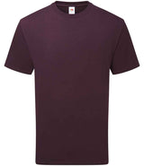 Fruit of the Loom Pure Cotton T-Shirt | Dark Plum thumbnail 4
